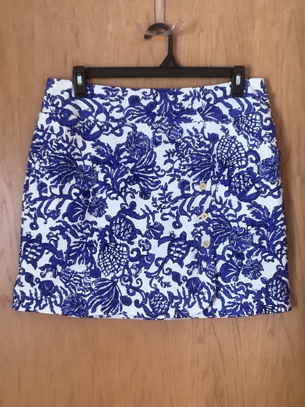 Lilly Pulitzer Luxletic Monica Skort Blue Sz 14